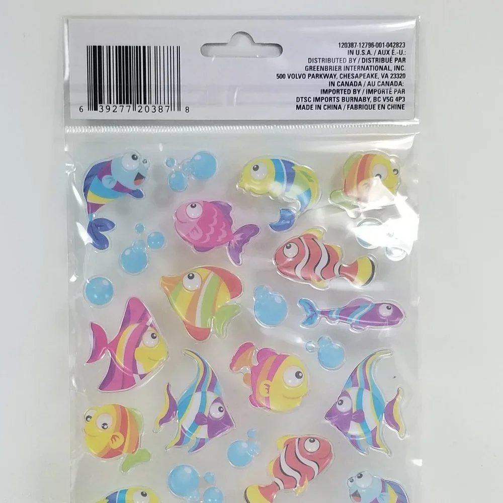 3D Fish Stickers